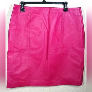 Spiegal Leather mini skirt